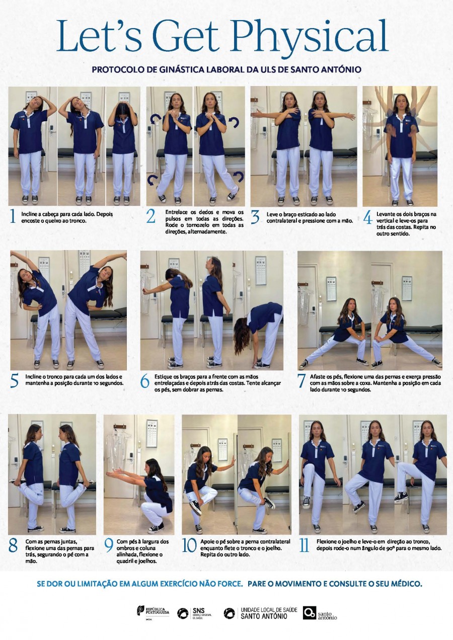 Movimento que faz a diferença: A nova energia da Ginástica Laboral na ULS de Santo António